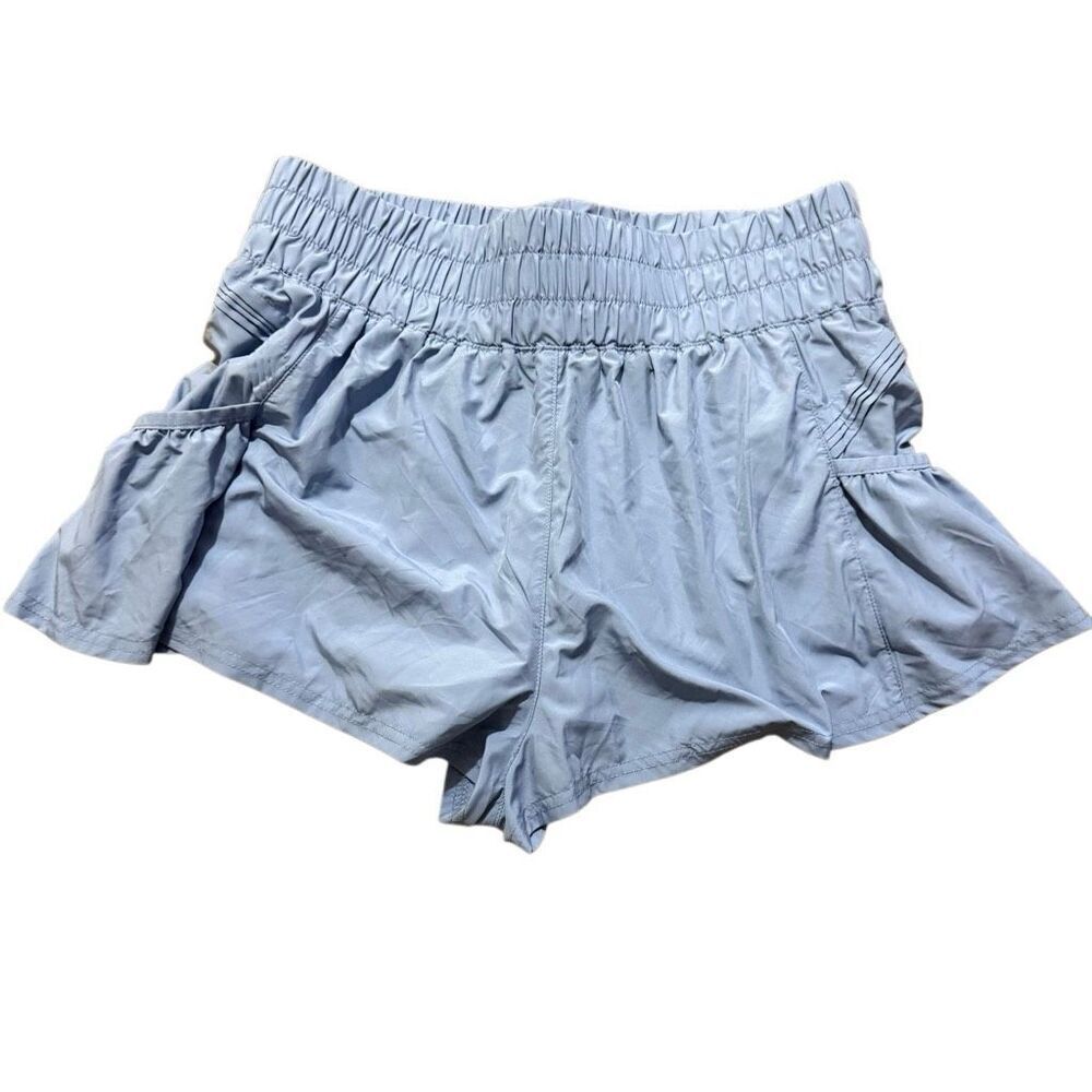 Free people periwinkle blue running shorts size medium